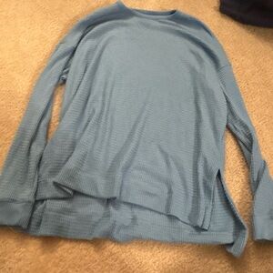 American Eagle Outfitters Light Blue Crewneck Sweater